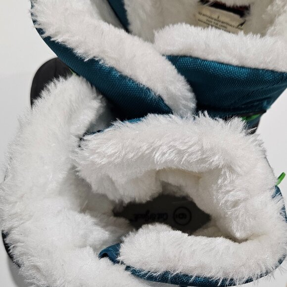 Cat & Jack Dino Winter Snow Boots Size 6 Thermolite (Excellent) - Picture 5 of 7